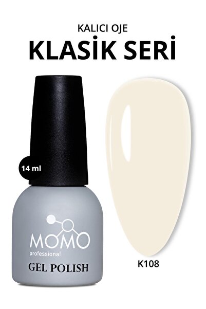 MOMO professional Kalıcı Oje K108, Light Butter Yellow, 14 ml