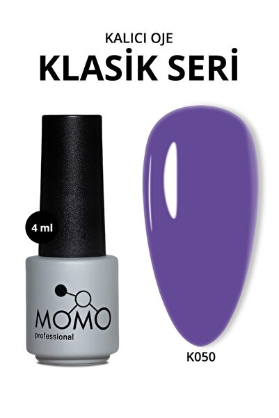 MOMO professional Kalıcı Oje K050, Koyu Pastel Mor, 4 ml