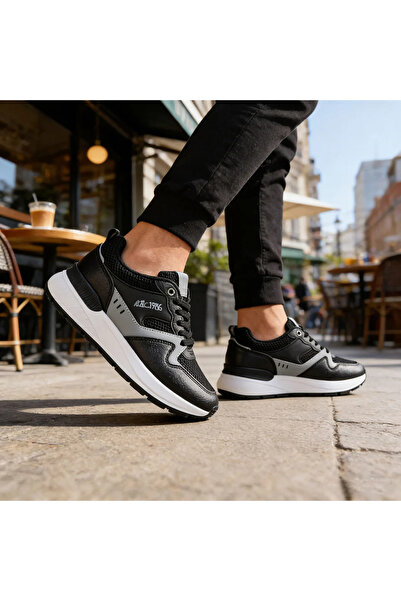 Tmall Pantofi sport bărbătești, material textil, B4053, Negru