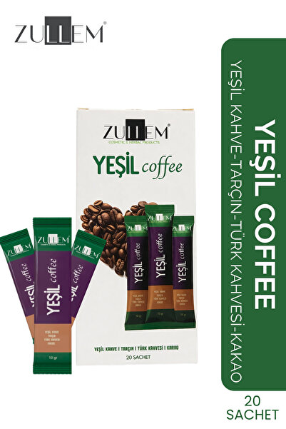 ZULLEM COSMETİC & HERBAL PRODUCTS ZULLEM GREEN COFFE KAKAO VE TÜRK KAHVESİ KA...