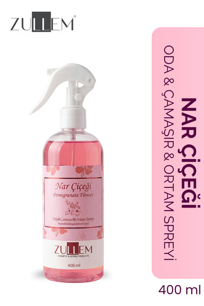 ZULLEM Nar Çiçeği Oda & Çamaşır Kokusu 400 ML