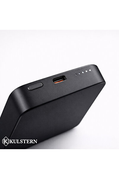 Kulstern Baterie externă 10.000 mAh cu încărcare rapidă, MagSafe, compatibilă cu iPhone 12-17 Pro și Android, cablu Type-C 20W