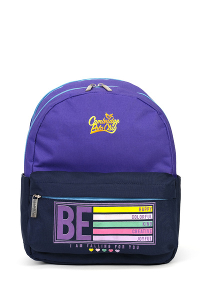 Cambridge Polo Club Be Happy Unisex Children's Kindergarten Bag - Front Pocket