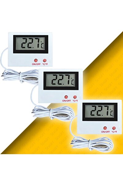 Sevgift 3 Adet | OEM ST-1A Mini Kablolu Termometre