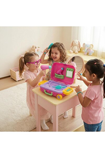 Beauty Set, Hair Styling and Makeup Toy Sets Kit