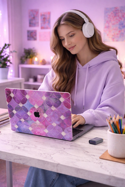 Mcstorey Macbook Pro Kılıf 16inç Flower04 (2019 YILI ÜRETİMİ IÇİN) A2141 Mode...