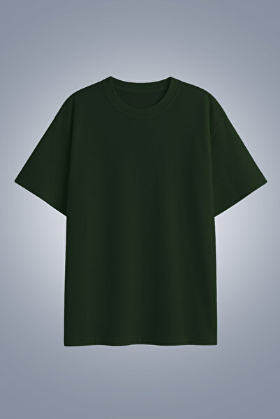 bilcee Γυναικείο μπλουζάκι χακί Oversize 4583