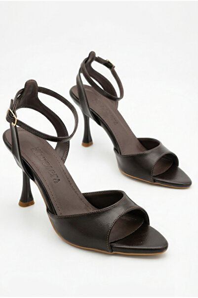 Shoesers Γυναικεία βραδινά παπούτσια με ψηλό τακούνι με λουράκι με μονό λουρά...