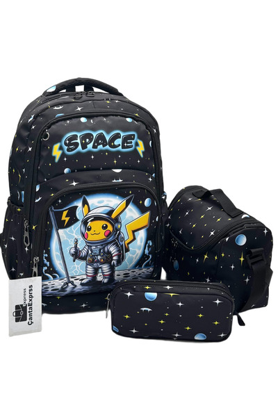 Bevitton Character Patterned 3-Piece Set Primary School Bag Boy's First Schoo...