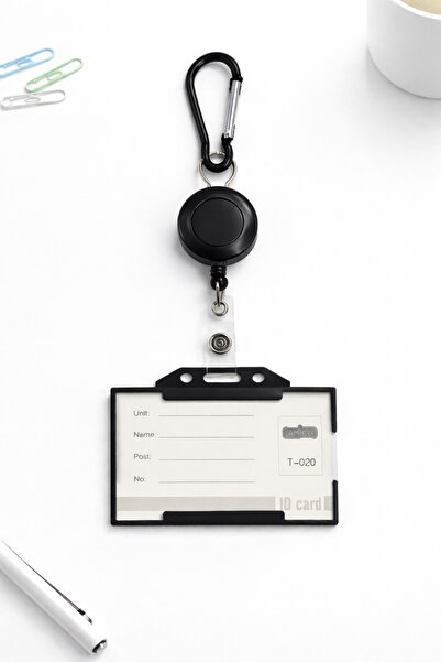 excarpin Θήκη για κάρτες πολλαπλών χρήσεων με γιακά Yoyo και γάντζο καραμπίνερ