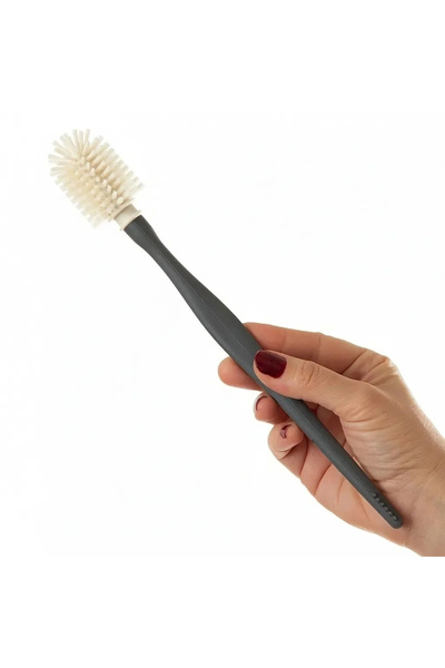 Babyjem Biberon Ve Emzik Temizleme Fırçası - Ekru