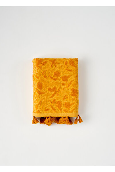 Bella Maison Πετσέτα προσώπου Jolia 100% βαμβακερή κίτρινη (50x70 cm)