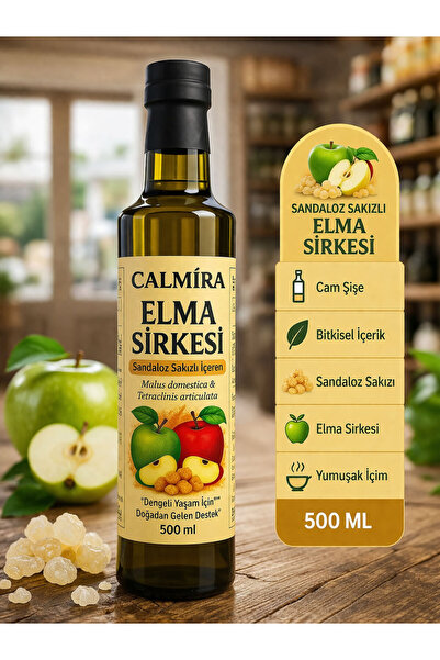 CALMİRA Sandaloz Sakızlı Elma Sirkesi Doğal Fermantasyon Sandalwood Apple Vin...