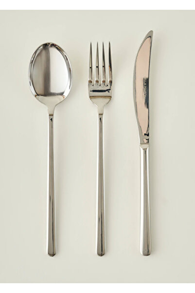 Bella Maison Σετ μαχαιριών κουταλιού πιρουνιού δείπνου Milano 18 τεμαχίων Ασημί