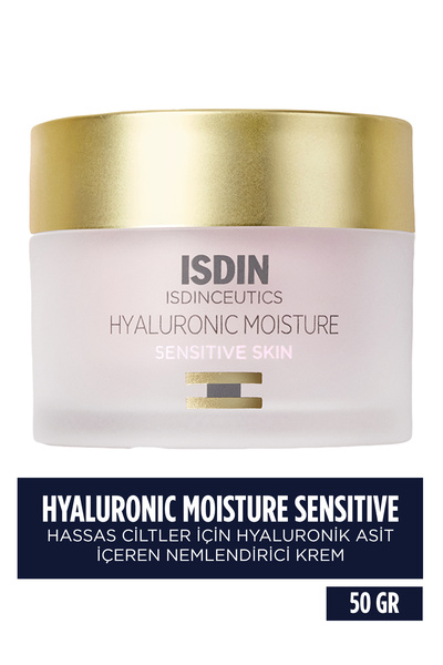ISDINCEUTICS Hassas Ciltler Için Hyaluronik Asit İçeren Nemlendirici Krem 50 gr