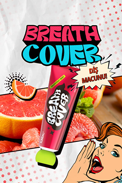 Kundal Çürüklere ve Ağız Kokusuna Karşı Etkili Diş Macunu Deep Breath Cover T...