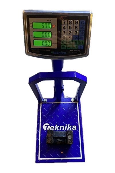 Teknika NET 150Kğ/20Gr Hassasiyetli Korumalı Şarjlı Elektronik Terazi Baskül 30X40 Tabla Ölçü