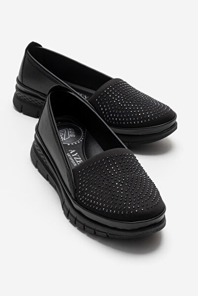 Ccway Γυναικεία μπαλαρίνα Stoned ΜΑΥΡΟ ΔΕΡΜΑ