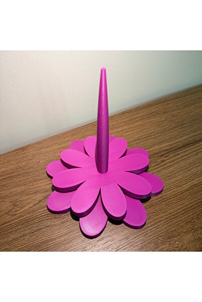 nihuda Desktop Knitting Yarn Holder with Floral Design