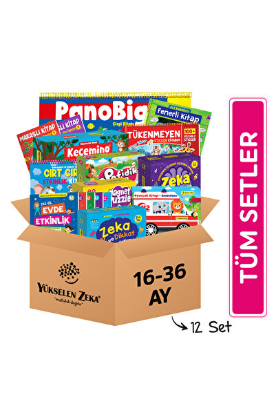 yükselen zeka 16-36 Ay Tüm Setler Kolisi