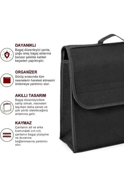 CKV CENTER Araç Bagaj Düzenleyici Çanta Organizer Araba Çantası Oto Içi Eşya Aksesuarları Düzenleme