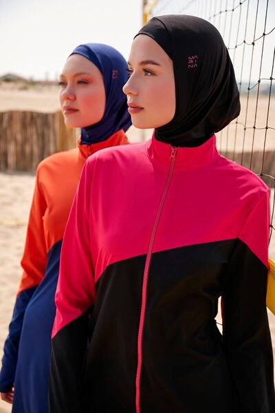 Marina H2o Swim Series Μαύρο μαγιό Hijab M2316-1
