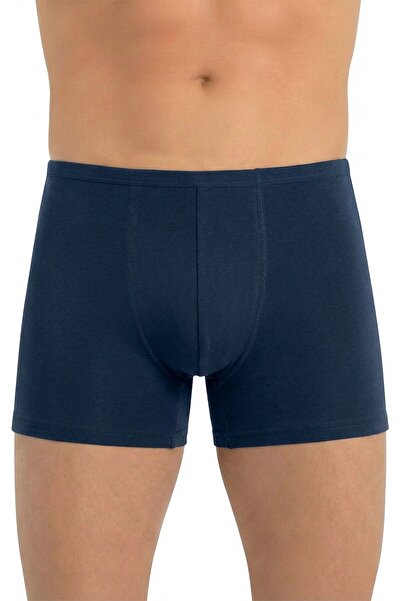 Öts Men's Navy Blue Plain Modal Boxers