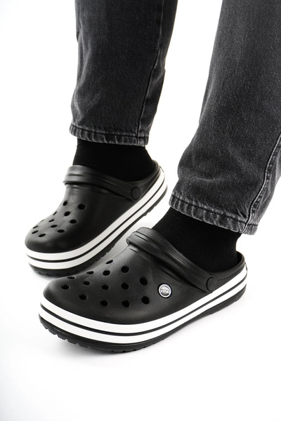 Elit Ανδρικές καθημερινές παντόφλες Cflex 011 Μαύρες Ανατομικές Σταυρωτές