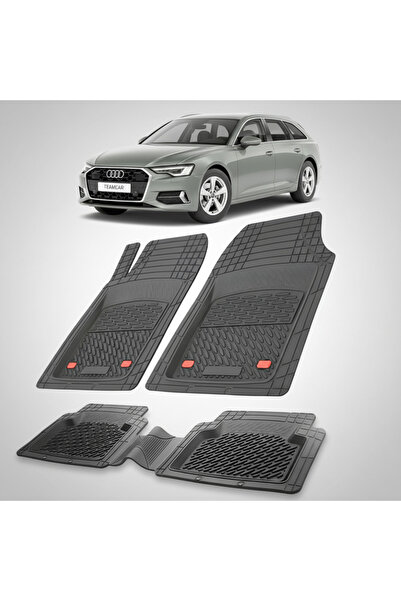 TEAMCAR Covorașe auto compatibile Audi A6 C8 Avant Break 2018-2025 |   Negru