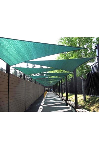 CNC Hazır Halkalı Gölgelik %95 4mx4m=16m2-montajı Için 10 Metre 3mm Halat Hediye-montajı Kolay