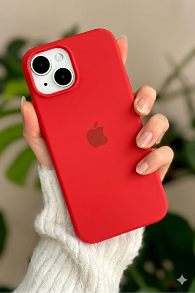 JustCase iPhone 13/14 ile Uyumlu Logolu Kadife İç Dokulu Premium Lansman Tele...