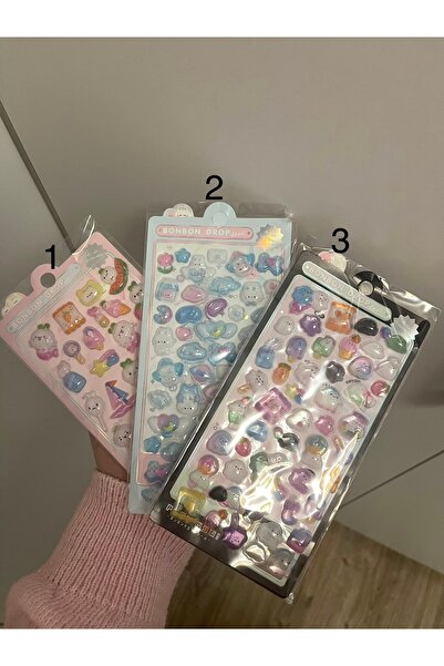 Doca Box Bonbon sticker,karanlıkta parlar .(1 adet fiyatıdır)