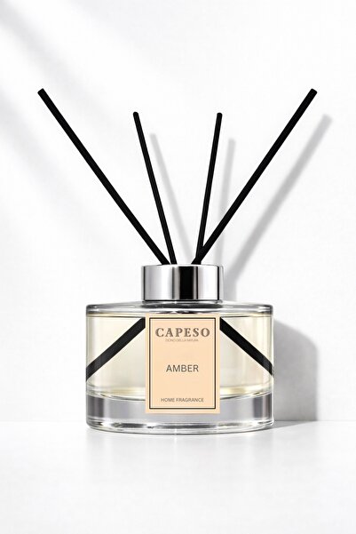 Capeso Amber Çubuklu Oda Kokusu 150 ml – Premium Seri, Uzun Süre Kalıcı, Lüks...