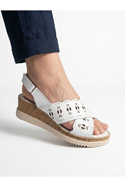 Ender Γυναικεία σανδάλια από γνήσιο δέρμα εσωτερικά και εξωτερικά, με μαλακή ...