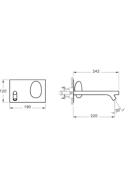 Artema Istanbul Sink Faucet (Surface Mounted Group) A42232
