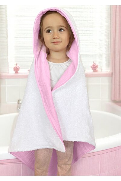 Joyous Mom Kids منشفة موسلين بغطاء للرأس، منشفة أطفال، منشفة حمام، منشفة شاطئ...