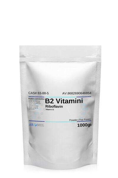Aromel B2 Vitamini Riboflavin 1 kg Riboflavin Vitamin g