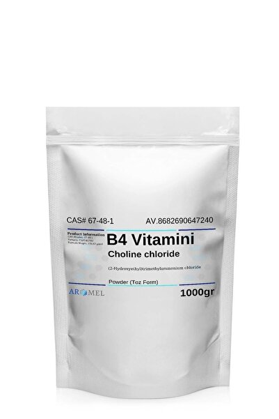 Aromel B4 Vitamini Kolin Klorür | 1 Kg | Choline Chloride
