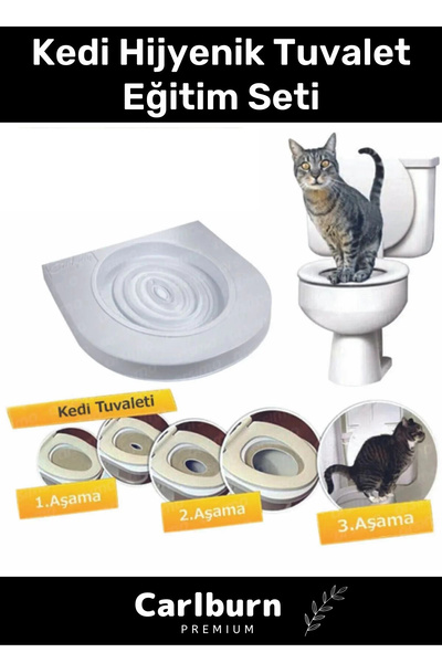 Carlburn Özel Üretim Klozet Alıştırma Kapağı Kum Kabı Wc Yavru Yetişkin Kedi ...