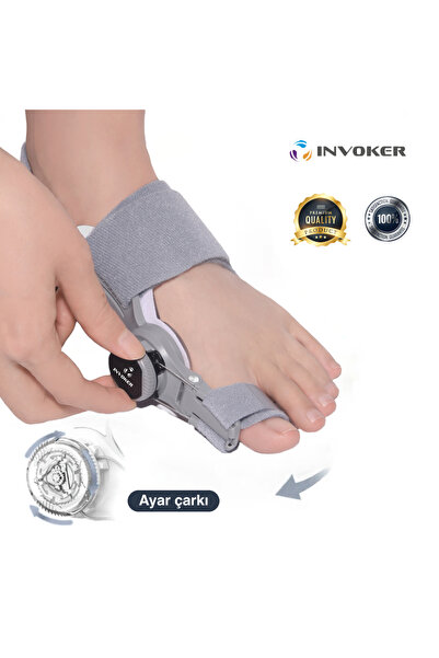 INVOKER Ayarlı Ayak Baş Parmak Kemik Düzeltici Halluks Valgus Başparmak Eğril...