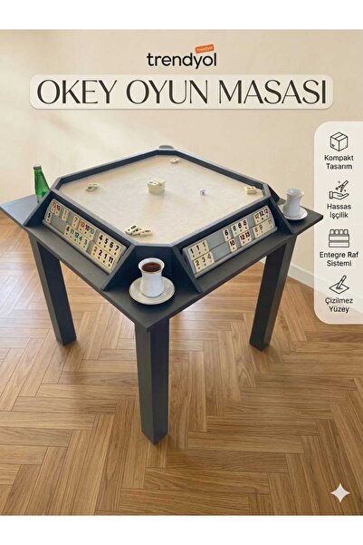 Foffa SÖKÜLEBİLİR AYAKLI 101 OKEY MASASI