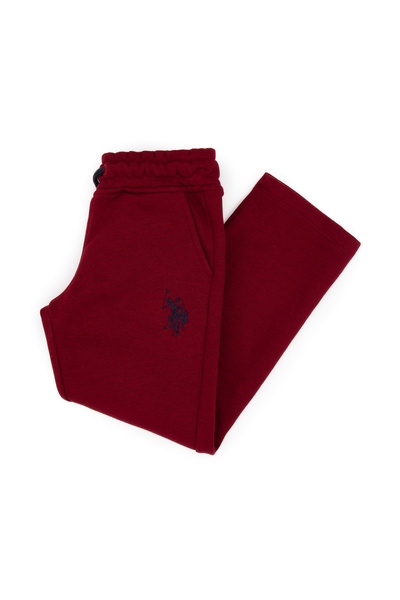 U.S. Polo Assn. Jungen-Trainingshose in Burgunderrot 50314026-VR014
