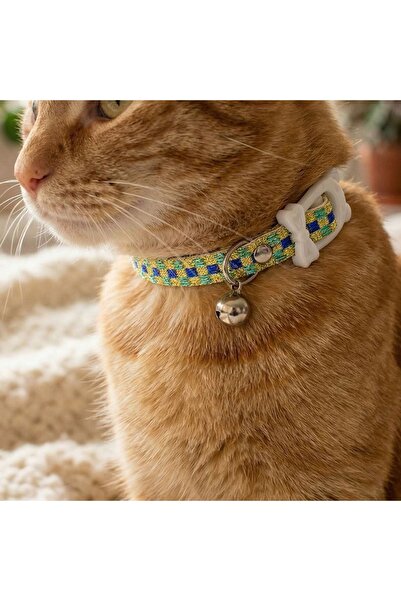 Gift Design Zgardă cu clopoțel, pentru pisici, colecția Cats, 30 cm, culoare ...