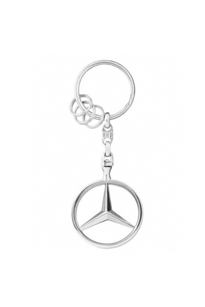 Depox Μπρελόκ, Mercedes Supreme, συλλεκτική έκδοση, 9 cm, μέταλλο, ασημί