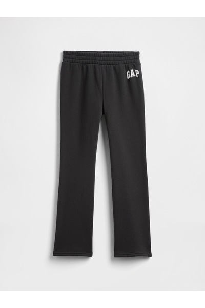 GAP Kız Çocuk Siyah V-bootcut Logo