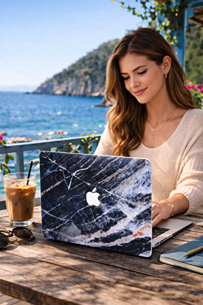 Mcstorey Macbook Pro Kılıf 13 Inç Mermer06 (ESKİ HDMI'LI MODEL 2012-2015) A14...