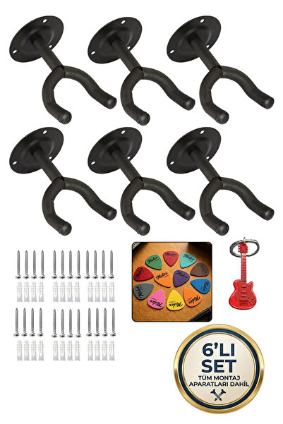 Lastvoice Gds-333 (6X) Gitar Duvar Askısı Standı Aparatı (6'LI PAKET)