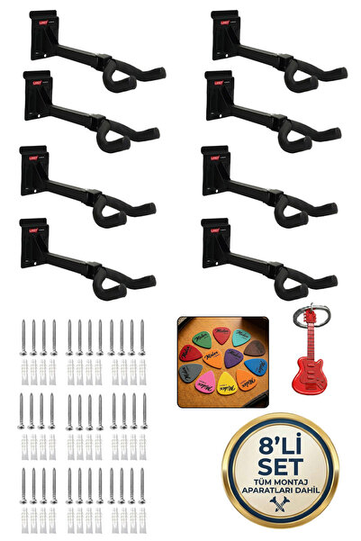 Lastvoice Gds-444(8x) Gitar Duvar Askısı Standı Aparatı (8'li Paket)