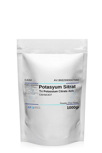Aromel Potasyum Sitrat | 1000 Gr | Tri Potassium Citrate Anh