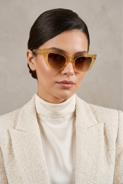 Kinary Cat Eye Vizon Rengi Kadın Güneş Gözlüğü 1011